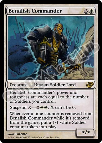 002 / 165 Benalish Commander rara (EN) -NEAR MINT-
