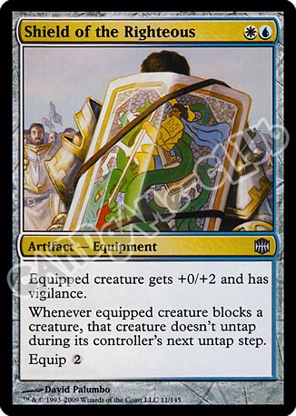 011 / 145 Shield of the Righteous non comune (EN) -NEAR MINT-