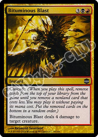 034 / 145 Bituminous Blast non comune (EN) -NEAR MINT-