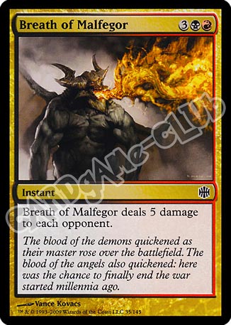 035 / 145 Breath of Malfegor comune (EN) -NEAR MINT-