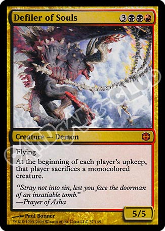 037 / 145 Defiler of Souls rara mitica (EN) -NEAR MINT-