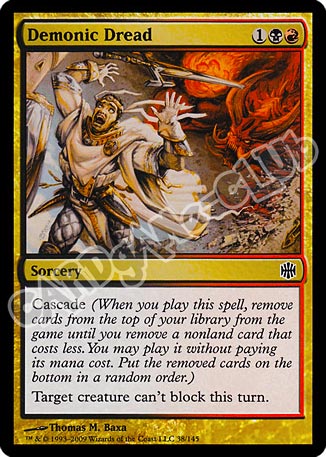 038 / 145 Demonic Dread comune (EN) -NEAR MINT-