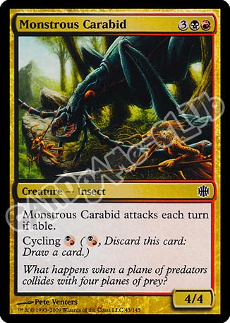 043 / 145 Monstrous Carabid comune (EN) -NEAR MINT-