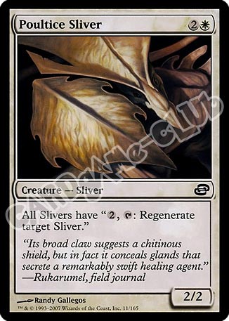 011 / 165 Poultice Sliver comune (EN) -NEAR MINT-