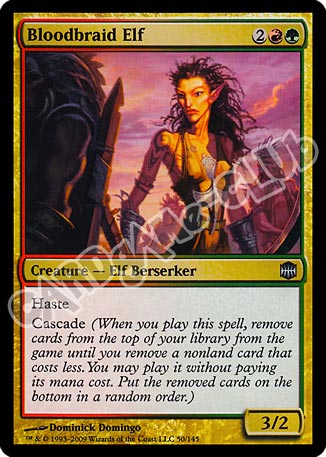 050 / 145 Bloodbraid Elf non comune (EN) -NEAR MINT-