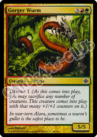 056 / 145 Gorger Wurm comune (EN) -NEAR MINT-