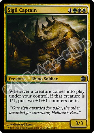 077 / 145 Sigil Captain non comune (EN) -NEAR MINT-