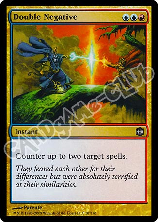 087 / 145 Double Negative non comune (EN) -NEAR MINT-