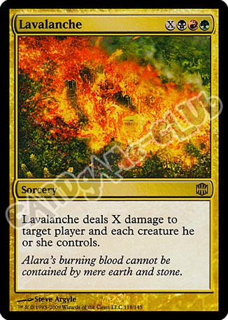 118 / 145 Lavalanche rara (EN) -NEAR MINT-