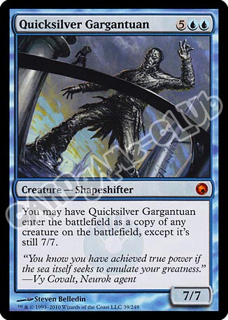 039 / 249 Quicksilver Gargantuan rara mitica (EN) -NEAR MINT-