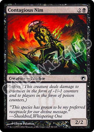 058 / 249 Contagious Nim comune (EN) -NEAR MINT-