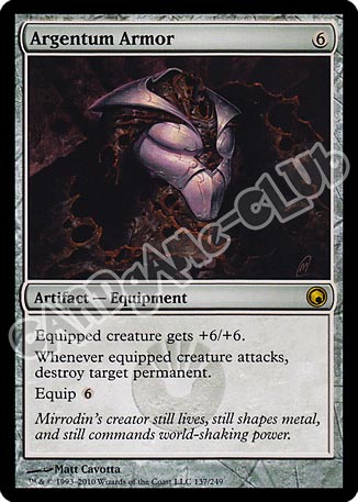 137 / 249 Argentum Armor rara (EN) -NEAR MINT-