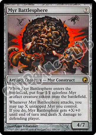 180 / 249 Myr Battlesphere rara (EN) -NEAR MINT-