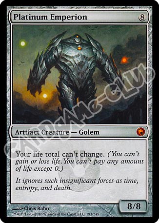 193 / 249 Platinum Emperion rara mitica (EN) -NEAR MINT-