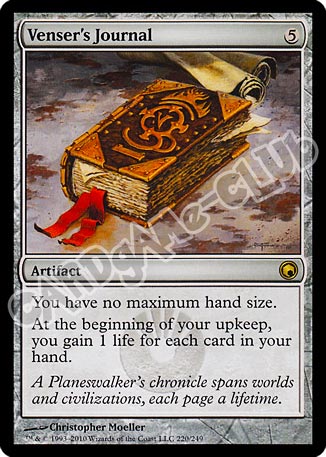 220 / 249 Venser's Journal rara (EN) -NEAR MINT-