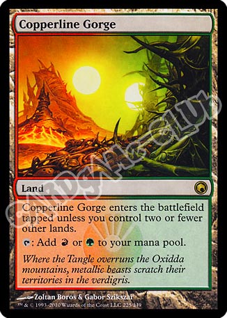 225 / 249 Copperline Gorge rara (EN) -NEAR MINT-