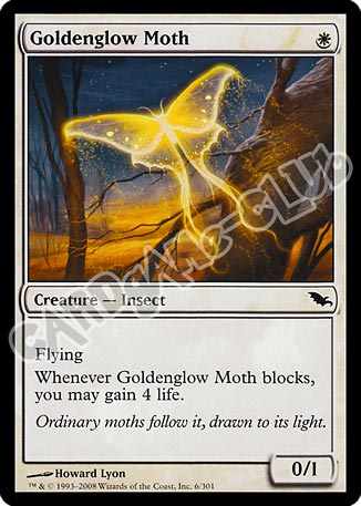 006 / 301 Goldenglow Moth comune (EN) -NEAR MINT-