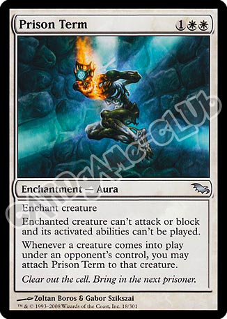 018 / 301 Prison Term non comune (EN) -NEAR MINT-