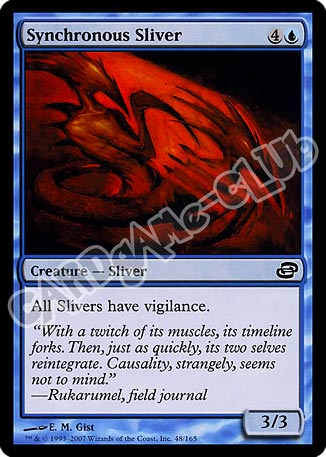 048 / 165 Synchronous Sliver comune (EN) -NEAR MINT-