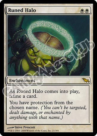 021 / 301 Runed Halo rara (EN) -NEAR MINT-