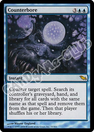 033 / 301 Counterbore rara (EN) -NEAR MINT-