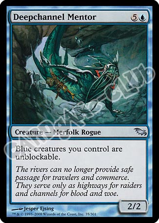 035 / 301 Deepchannel Mentor non comune (EN) -NEAR MINT-