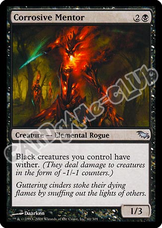 061 / 301 Corrosive Mentor non comune (EN) -NEAR MINT-