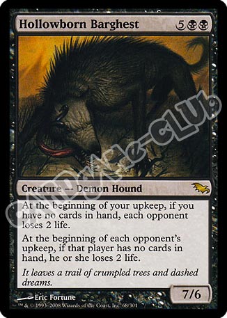 068 / 301 Hollowborn Barghest rara (EN) -NEAR MINT-