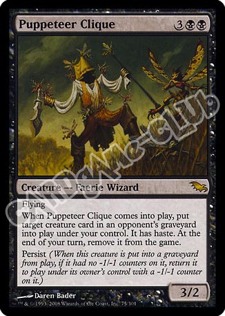 075 / 301 Puppeteer Clique rara (EN) -NEAR MINT-