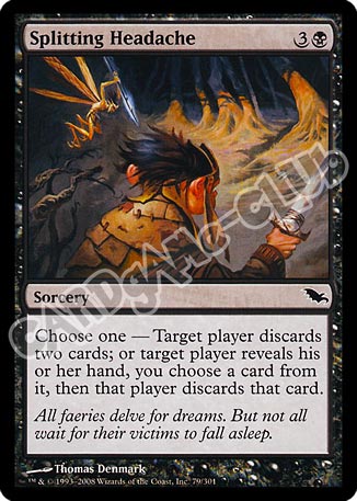 079 / 301 Splitting Headache comune (EN) -NEAR MINT-