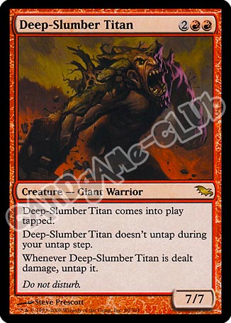 089 / 301 Deep-Slumber Titan rara (EN) -NEAR MINT-