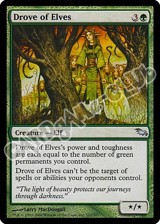 112 / 301 Drove of Elves non comune (EN) -NEAR MINT-