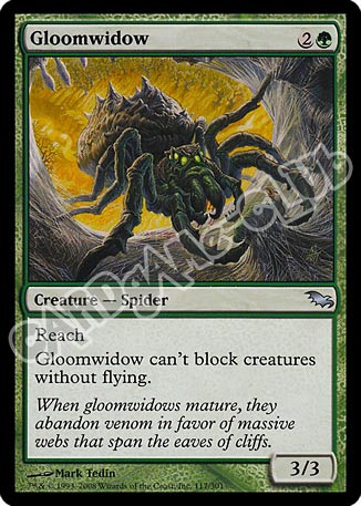 117 / 301 Gloomwidow non comune (EN) -NEAR MINT-