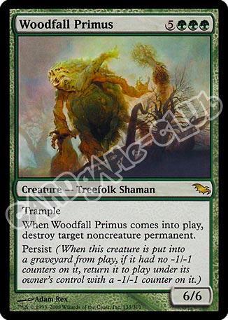135 / 301 Woodfall Primus rara (EN) -NEAR MINT-