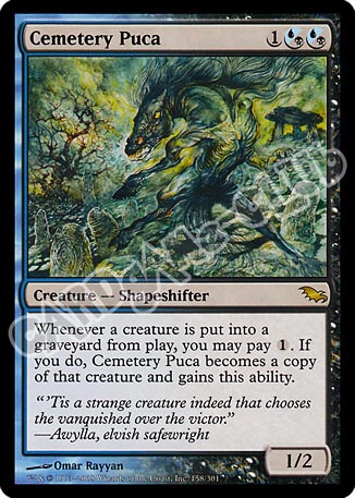 158 / 301 Cemetery Puca rara (EN) -NEAR MINT-