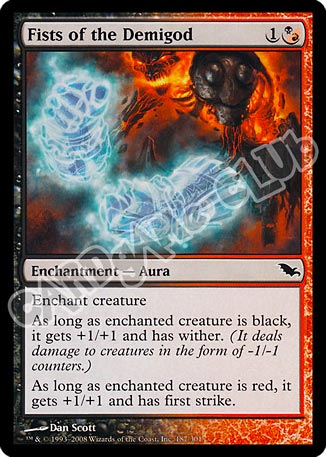 187 / 301 Fists of the Demigod comune (EN) -NEAR MINT-