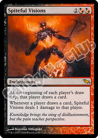 198 / 301 Spiteful Visions rara (EN) -NEAR MINT-