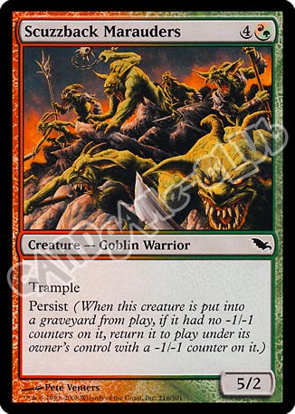 216 / 301 Scuzzback Marauders comune (EN) -NEAR MINT-