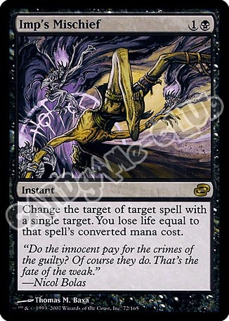 072 / 165 Imp's Mischief rara (EN) -NEAR MINT-