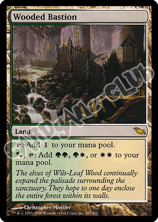 281 / 301 Wooded Bastion rara (EN) -NEAR MINT-