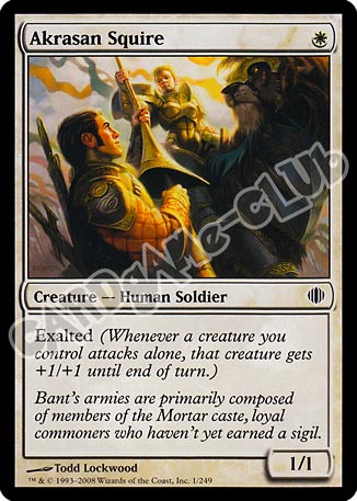 001 / 249 Akrasan Squire comune (EN) -NEAR MINT-