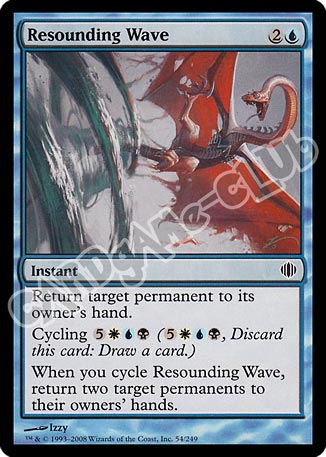 054 / 249 Resounding Wave comune (EN) -NEAR MINT-