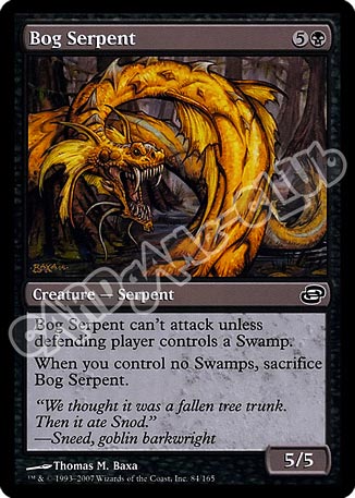084 / 165 Bog Serpent comune (EN) -NEAR MINT-