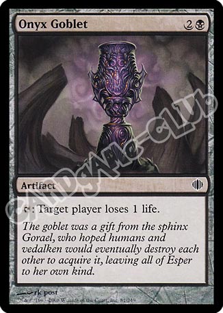 081 / 249 Onyx Goblet comune (EN) -NEAR MINT-