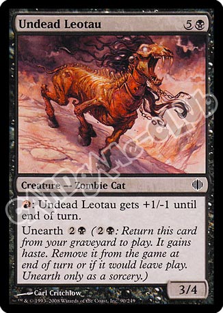 090 / 249 Undead Leotau comune (EN) -NEAR MINT-