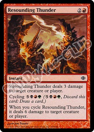 110 / 249 Resounding Thunder comune (EN) -NEAR MINT-