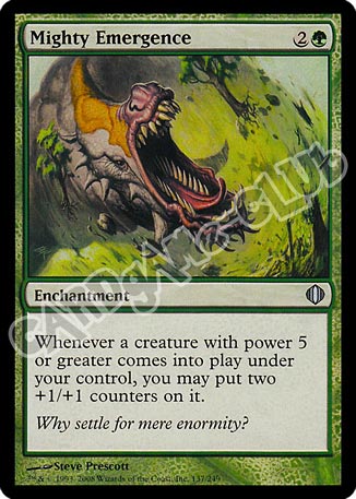137 / 249 Mighty Emergence non comune (EN) -NEAR MINT-
