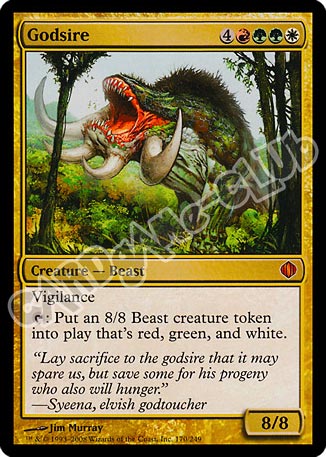 170 / 249 Godsire rara mitica (EN) -NEAR MINT-