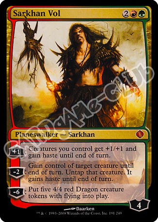 191 / 249 Sarkhan Vol rara mitica (EN) -NEAR MINT-