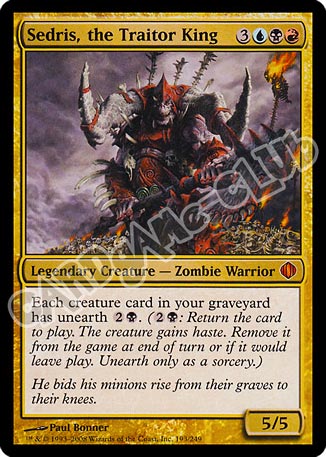 193 / 249 Sedris, the Traitor King rara mitica (EN) -NEAR MINT-
